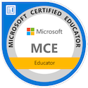 Microsoft Certified Educator Credly Verification Badge